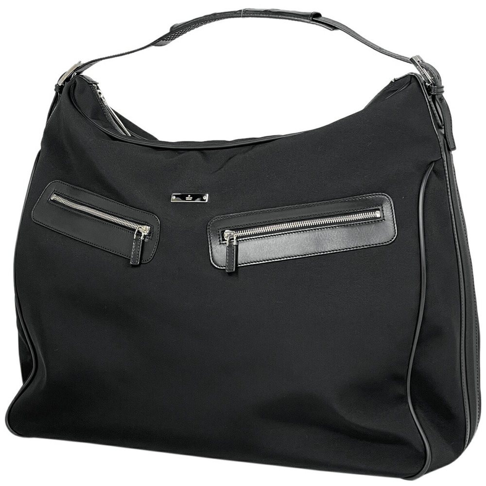 Gucci logo shoulder bag Boston black